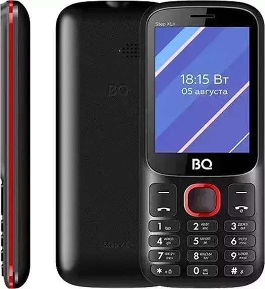 Мобильный телефон BQ 2820 Step XL+ Black+Red