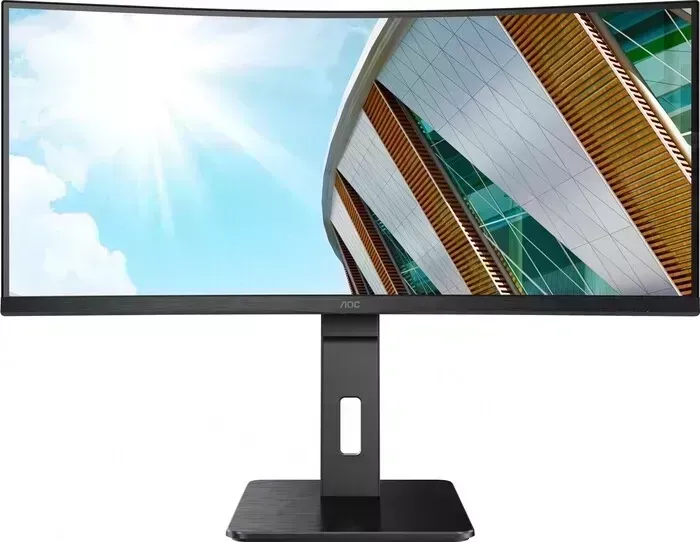 Монитор AOC CU34P2C LCD 34'' 21:9 3440x1440(UWQHD) VA, Black