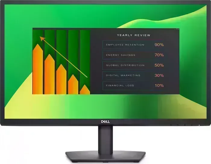 Монитор Dell 23.8" E2423H черный VA 5ms 16:9 матовая 250cd 178гр/178гр 1920x1080 VGA DP FHD 3.85кг (E2423H)