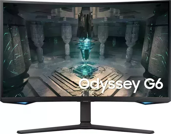 Монитор Samsung 32" Odyssey G6 S32BG650EI черный VA 16:9 HDMI M/M полуматовая HAS Piv 350cd 178гр/178гр 2560x1440 (LS32BG650EIXCI)