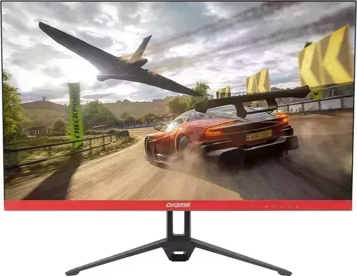 Монитор Digma 23.8" Gaming DM-MONG2410 черный/красный IPS 16:9 HDMI M/M матовая 250cd 178гр/178гр 1920x1080 G-Sync VGA DP FHD (DM-MONG2410)