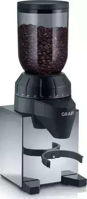 Кофемолка GRAEF CM 820 silber/schwarz