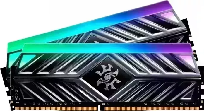Память оперативная ADATA 16GB (2 x 8Gb) DDR4 UDIMM, XPG SPECTRIX D41, 3600MHz CL18-22-22, 1.35V, RGB + Серый Радиатор AX4U36008G18I-DT41