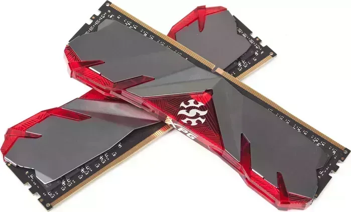 Память оперативная ADATA 16GB (2 x 8Gb) DDR4 UDIMM, XPG GAMMIX D30, 3200MHz CL16-20-20, 1.35V, Красный Радиатор AX4U32008G16A-DR30
