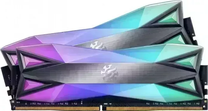 Память оперативная ADATA 16GB (2 x 8Gb) DDR4 UDIMM, XPG SPECTRIX D60, 4133MHz CL19-23-23, 1.4V, RGB + Серый Радиатор AX4U41338G19J-DT60