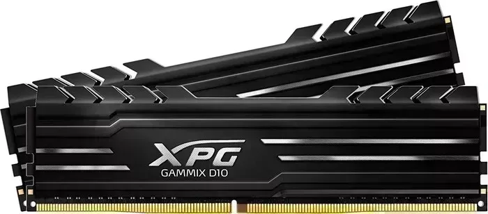 Память оперативная ADATA 16GB (2 x 8Gb) DDR4 UDIMM, XPG GAMMIX D10, 3600MHz CL18-22-22, 1.35V, Черный Радиатор AX4U36008G18I-DB10