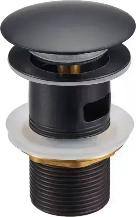 Донный клапан Milacio Ultra 050 черный матовый (MCU.050.MB)