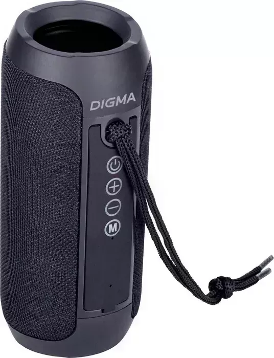 Портативная колонка Digma D-PS1510 черный 10W 2.0 BT 10м 1200mAh