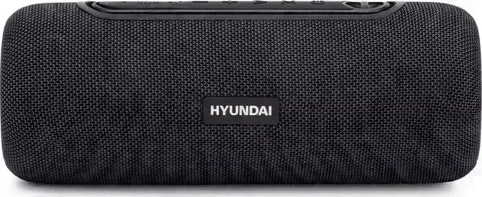 Портативная колонка Hyundai H-PS1021 черный/черный 25W 1.0 BT 10м 1500mAh