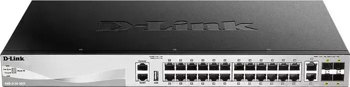 Коммутатор D-Link DGS-3130-30TS 24G 2x10G 4SFP+ управляемый (DGS-3130-30TS)