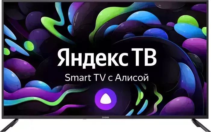Телевизор Digma DM-LED50UBB31 Яндекс.ТВ черный