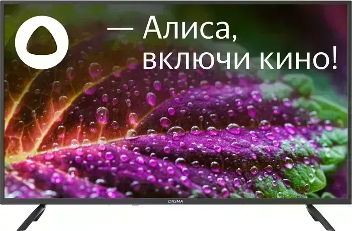 Телевизор Digma DM-LED43UBB31 Яндекс.ТВ черный