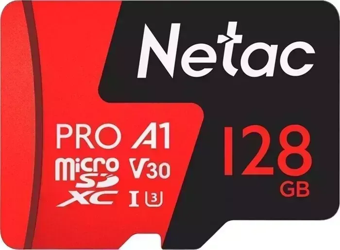 Карта памяти NeTac MicroSD P500 Extreme Pro 128GB, Retail version card only