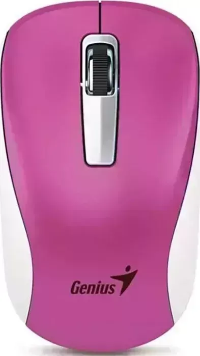 Мышь компьютерная Genius NX-7010 малиновый металлик (magenta, blister), 2.4GHz wireless, BlueEye 1200 dpi, 1xAA