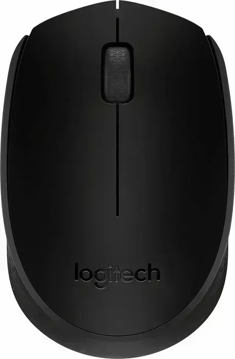 Мышь компьютерная Logitech M171 Black (черная, оптическая, 1000dpi, 2.4 GHz/USB ресивер) (M/N: M-R0060 / C-U0010)