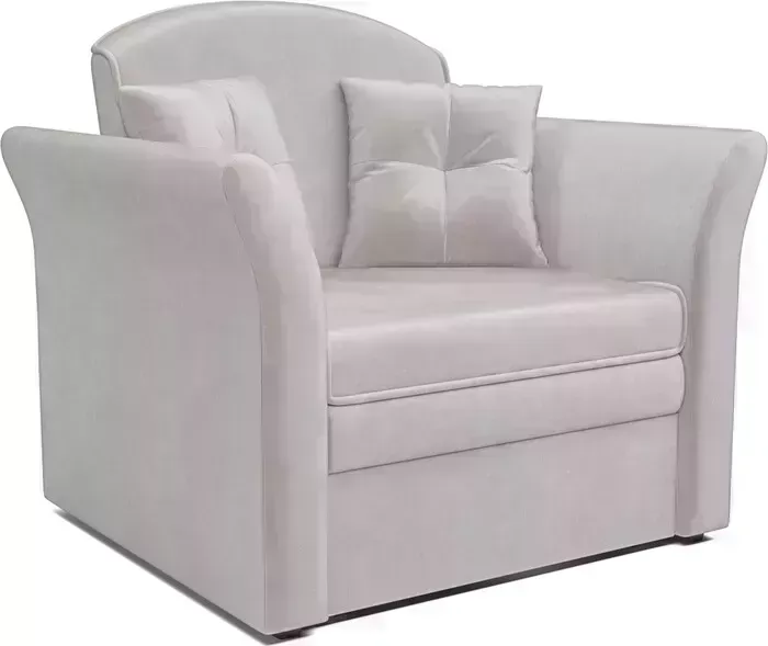Кресло Mebel Ars Малютка №2 (бархат бежевый STAR VELVET 6 LIGHT Beige)