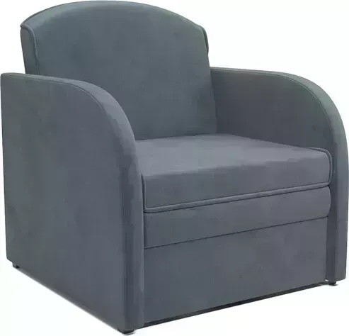 Кресло Mebel Ars null Малютка (велюр серо-синий HB-178 26)