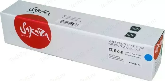Картридж Sakura C13S050189 синий, 4000 стр.