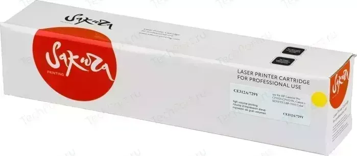 Картридж Sakura CE312A желтый, 1000 стр.