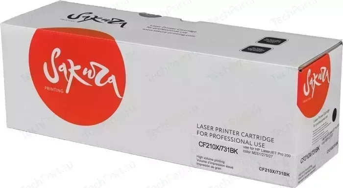 Картридж Sakura CF210X/731Bk черный, 2400 стр.