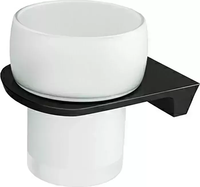 Стакан Wasserkraft Glan одинарный, черный (K-5128)