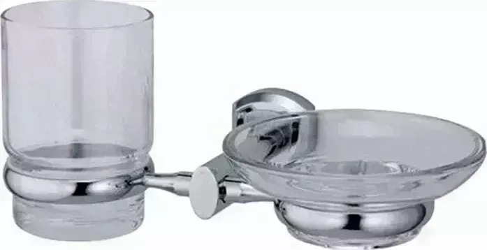 Стакан Wasserkraft и мыльница Oder хром (K-3026)