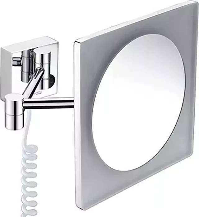 Зеркало Wasserkraft косметическое с подсветкой, хром (K-1008)
