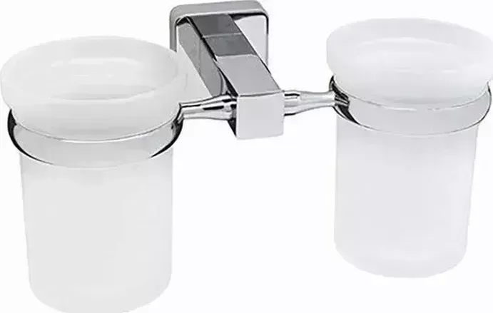 Стакан Wasserkraft Lippe двойной, хром (K-6528D)