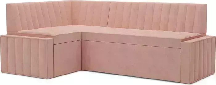 Кухонный диван Mebel Ars Вермут левый угол (Кордрой бежевый) 193х82х113 см