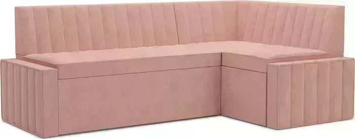 Кухонный диван Mebel Ars Вермут правый угол (Кордрой бежевый) 213х82х133 см