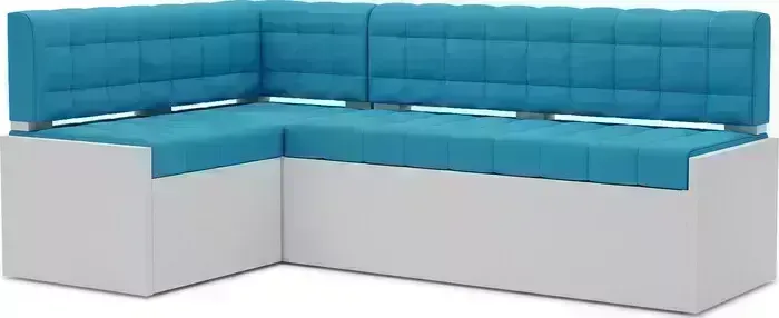Кухонный диван Mebel Ars Ганновер левый угол (синий) 178х82х103 см