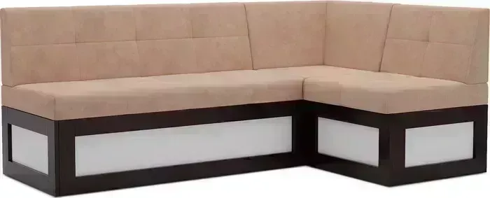 Кухонный диван Mebel Ars Нотис правый угол (бежевый - Luna 061) 207х82х132 см