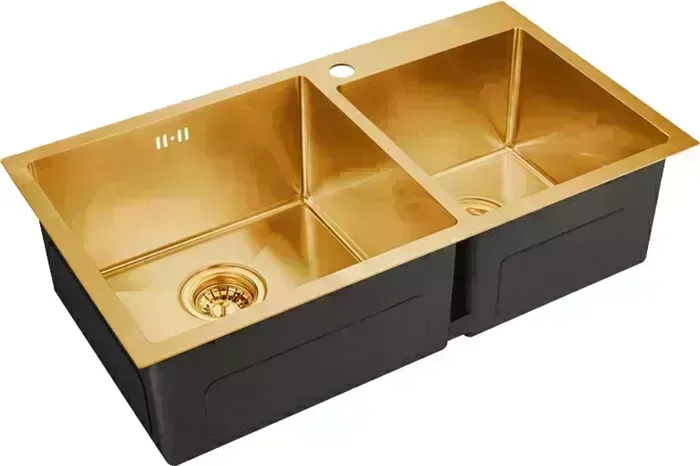 Мойка кухонная EMAR EMB-210 PVD Nano Golden