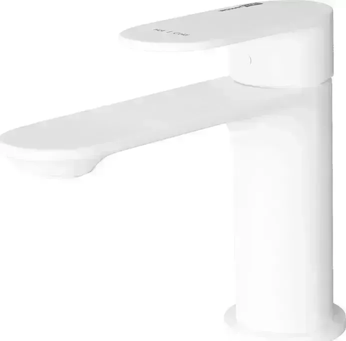 Смеситель для раковины Wasserkraft Mindel белый soft-touch (8503)