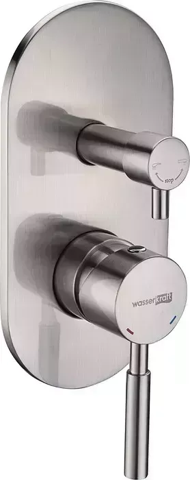 Смеситель для ванны Wasserkraft Wern никель (4241)