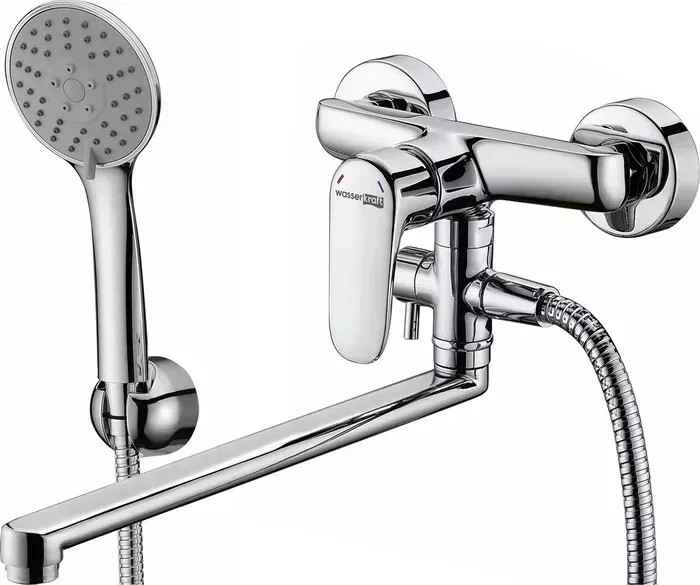 Смеситель для ванны Wasserkraft Vils хром (5602L)