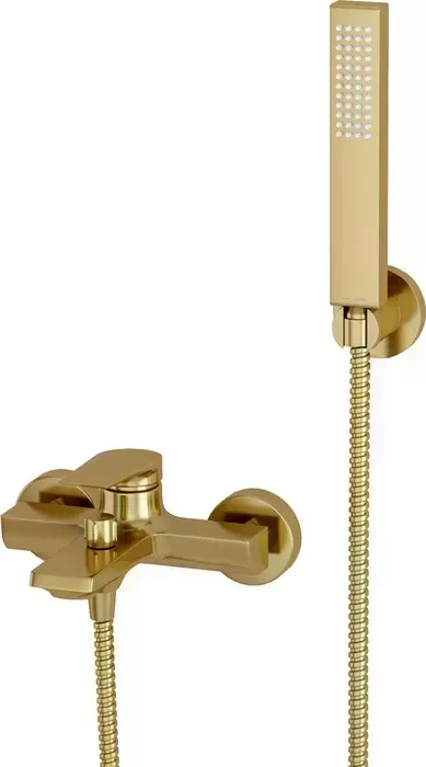 Смеситель для ванны Wasserkraft Aisch матовое золото (5501)