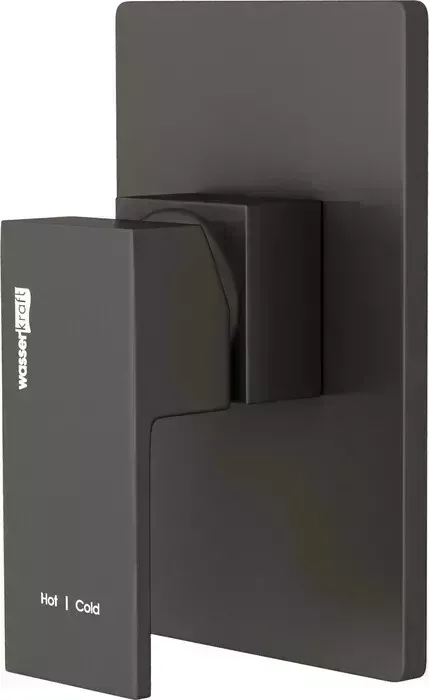 Смеситель для душа Wasserkraft Abens черный soft-touch (2051)