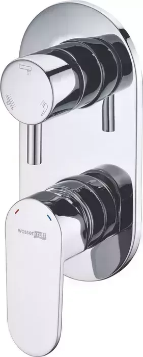 Смеситель для ванны Wasserkraft Dinkel хром (5871)