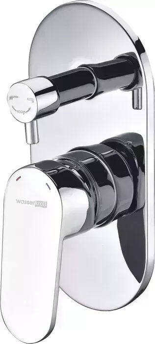 Смеситель для ванны Wasserkraft Donau хром (5341)