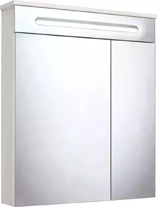 Зеркальный шкаф Runo Парма 60х75 белый (00000001147)