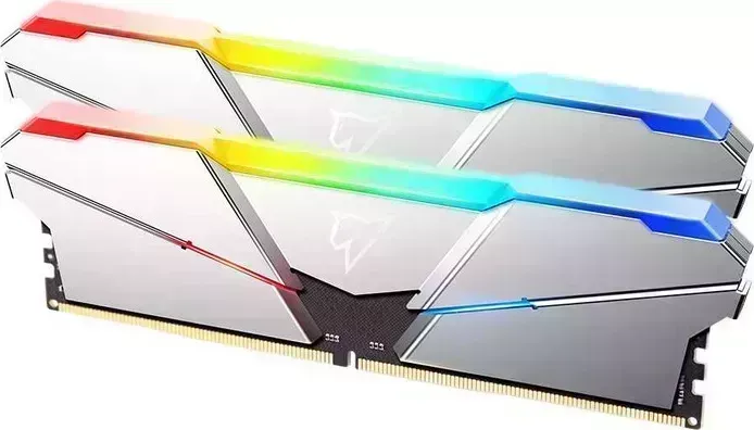Память оперативная NeTac Shadow RGB DDR5-4800 32GB (16GB x 2) C40 Silver