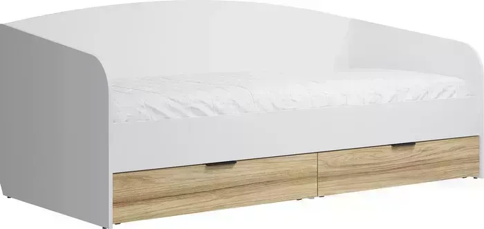 Кровать Compass СкайЛайт СЛ-31К блэквуд ячменный/белый