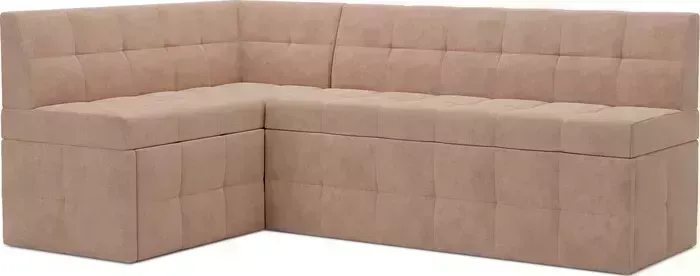 Кухонный диван Mebel Ars Атлантис левый угол (бежевый - Luna 061) 212х84х135 см