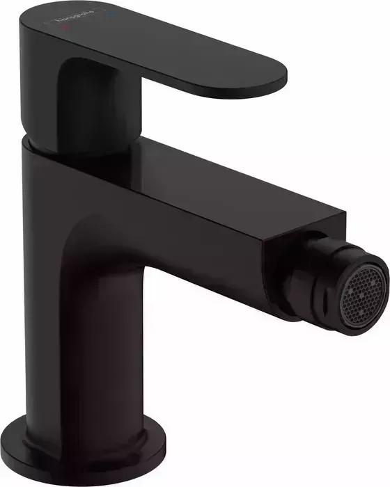 Смеситель для биде Hansgrohe Rebris S с донным клапаном, матовый черный (72212670)