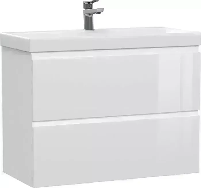 Тумба под раковину Cersanit Moduo Slim 80 белая (64126)