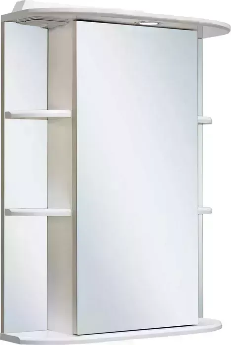 Зеркальный шкаф Runo Гиро 55х75 правый, белый (00000000020)