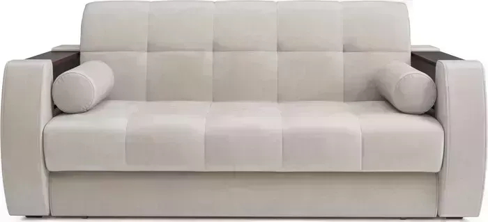 Диван Mebel Ars Аккордеон Барон №3 (бархат бежевый star velvet 6 light beige)