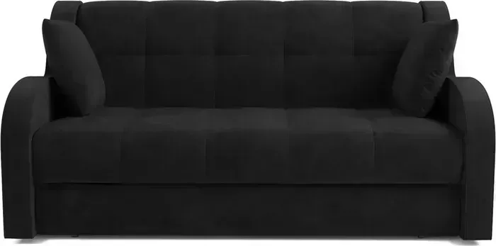 Диван Mebel Ars Аккордеон Барон (велюр черный HB-178 17)