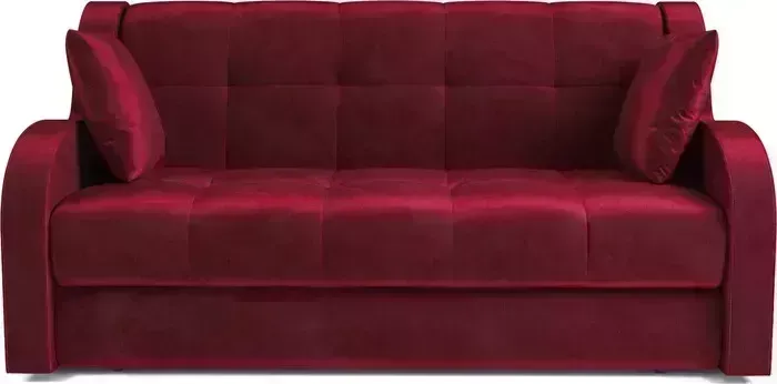 Диван Mebel Ars Аккордеон Барон (бархат красный star velvet 3 dark red)